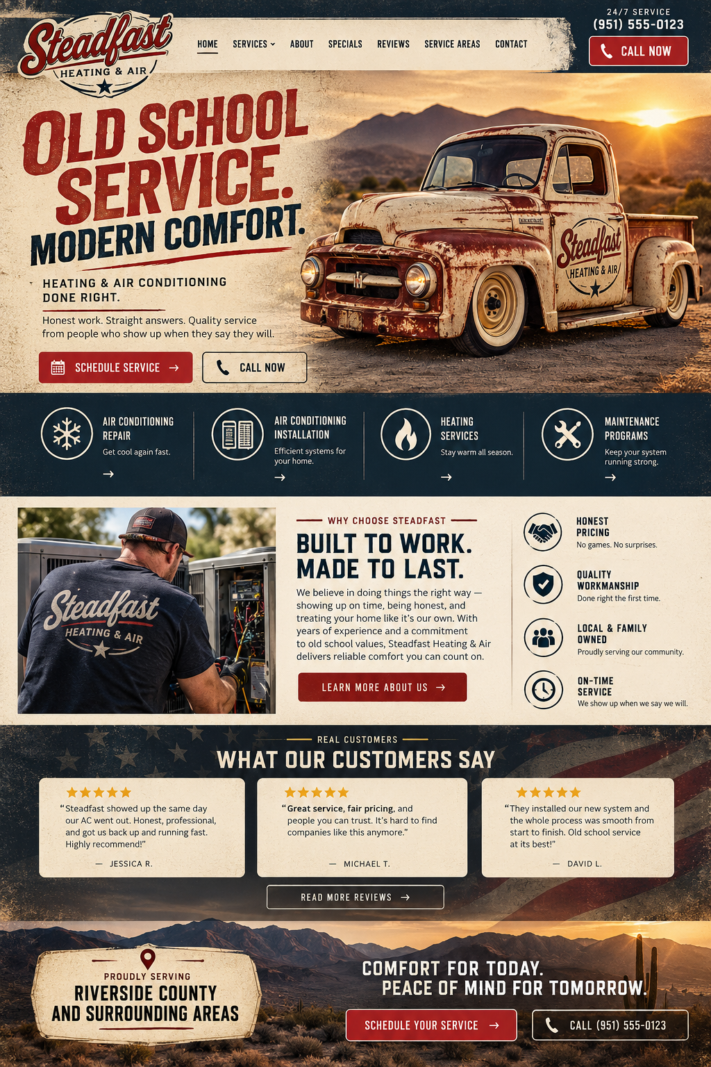 Steadfast Heating & Air — Old School Service. Modern Comfort.